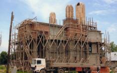 Biserica Maicaneasa - Lucrari de constructie